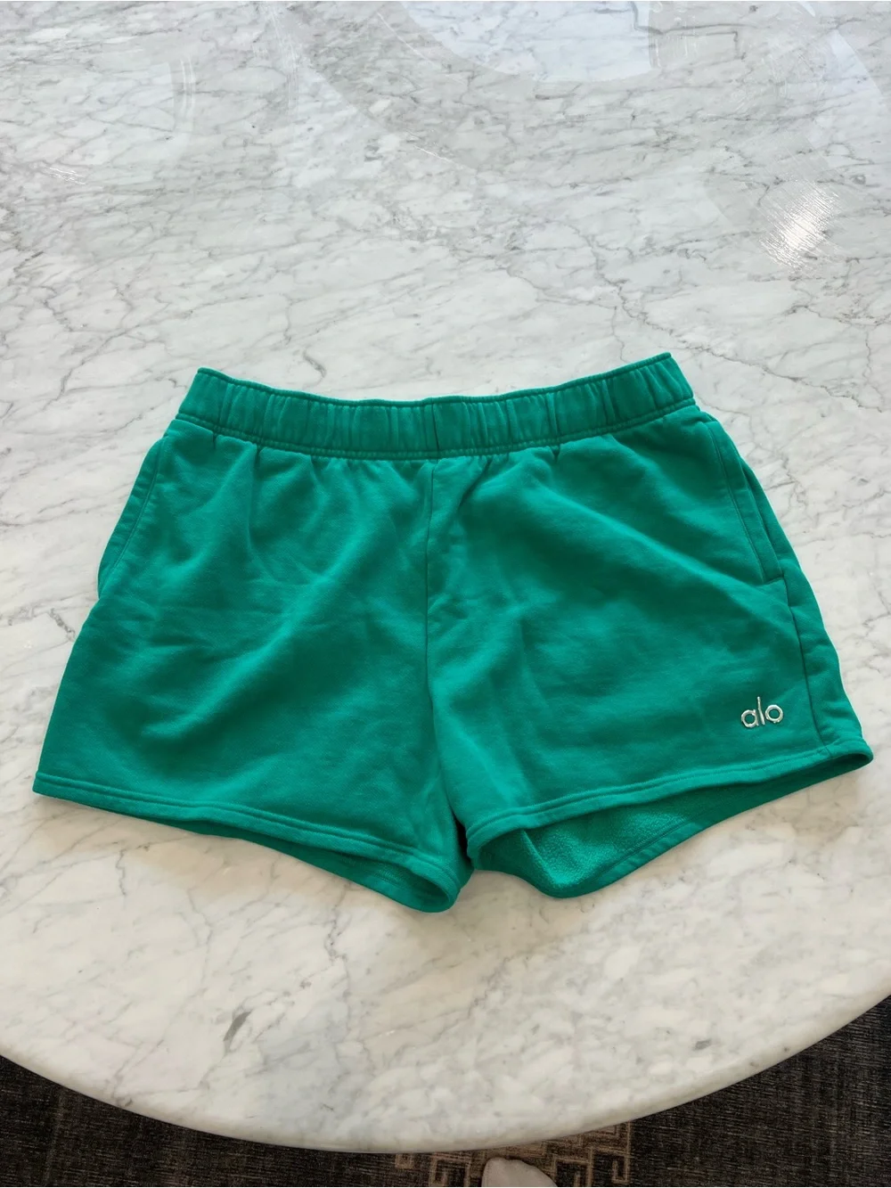 ALO Yoga Green Athletic Shorts